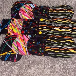 Reusable cloth pads from esty